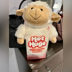 Aroma home hot hugs Microwaveable hottie Sheep Plush - Cream